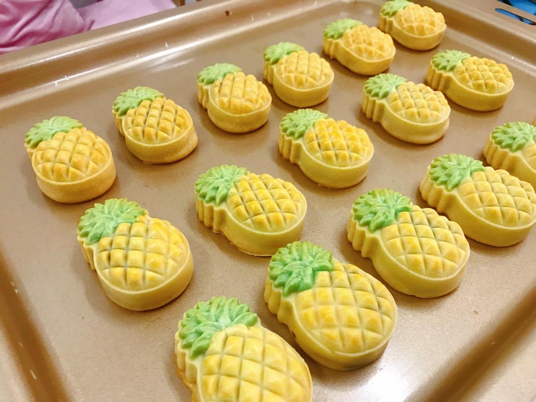 广式月饼通用饼皮（内附凤梨小菠萝🍍月饼的详细做法）