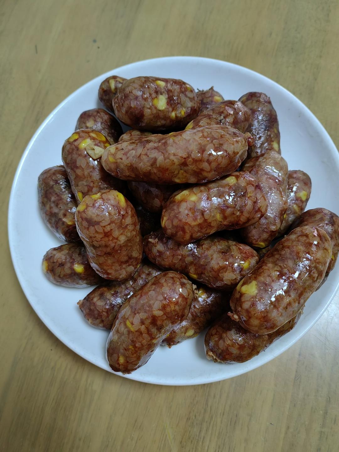 自制软糯Q弹～糯米肠