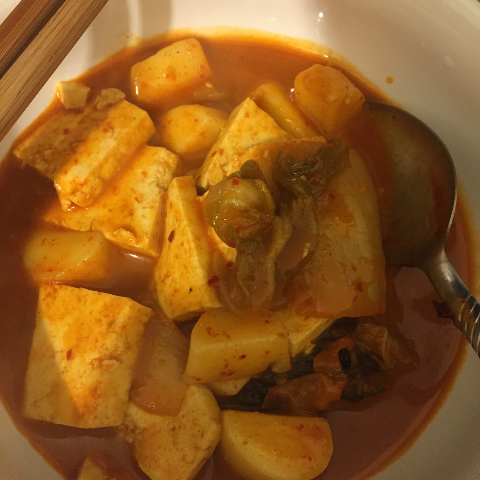 韩式泡菜豆腐煲