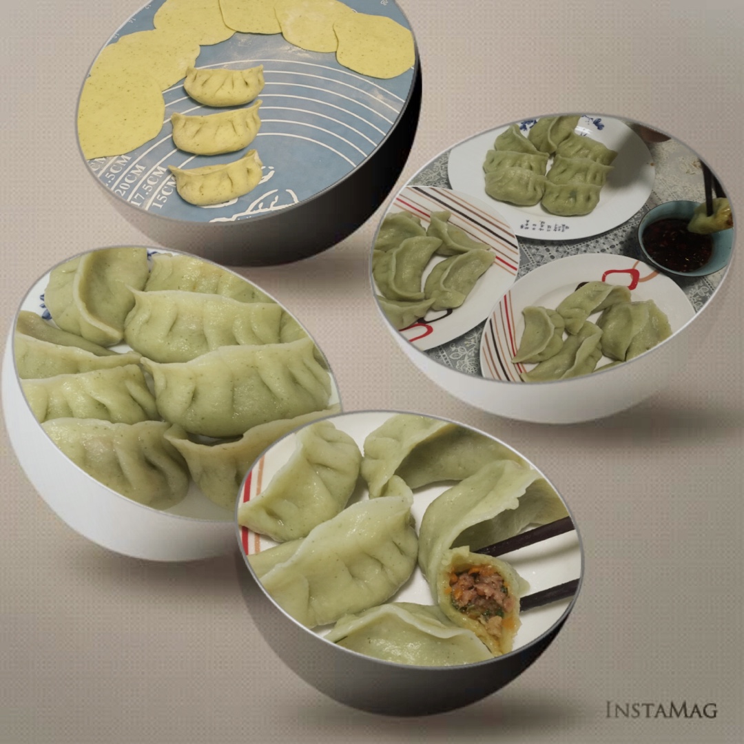 韭菜鲜肉馅饺子
