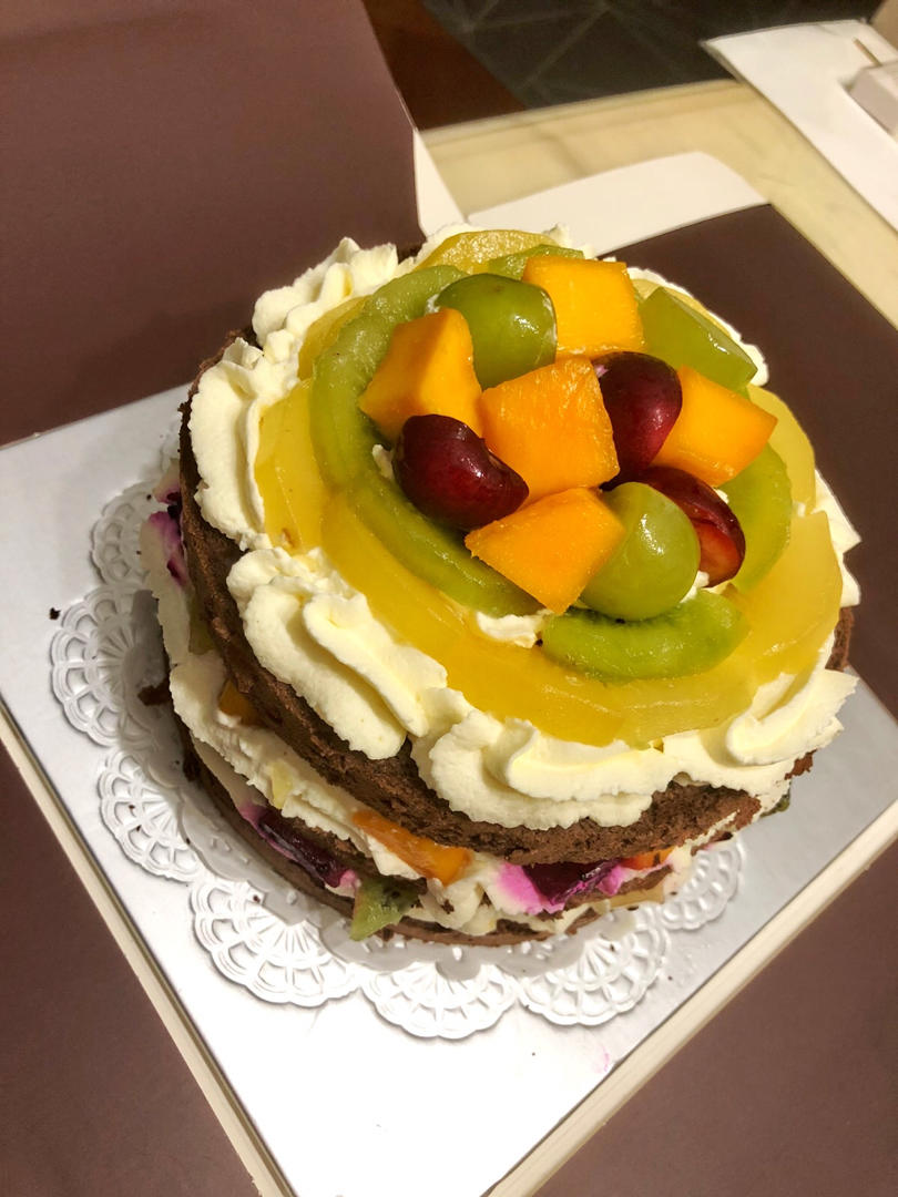 巧克力戚风裸蛋糕