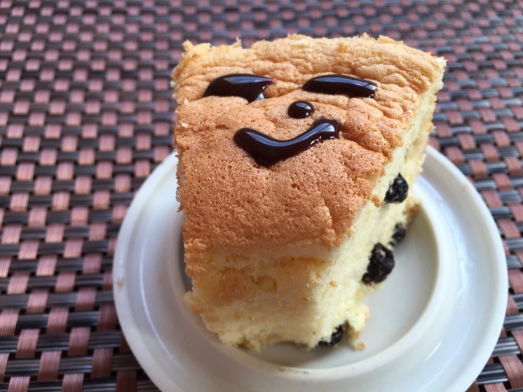 蓝莓戚风中空蛋糕（变频不回缩法）