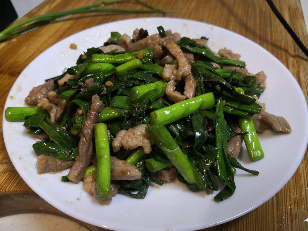 蒜苗炒肉
