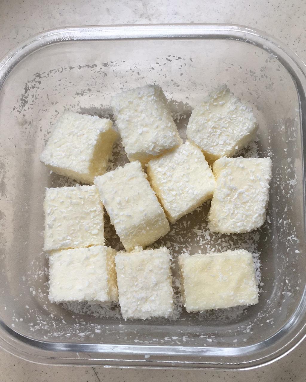 🔥免烤箱❗️一次成功的牛奶小方‼️奶香十足敲好吃