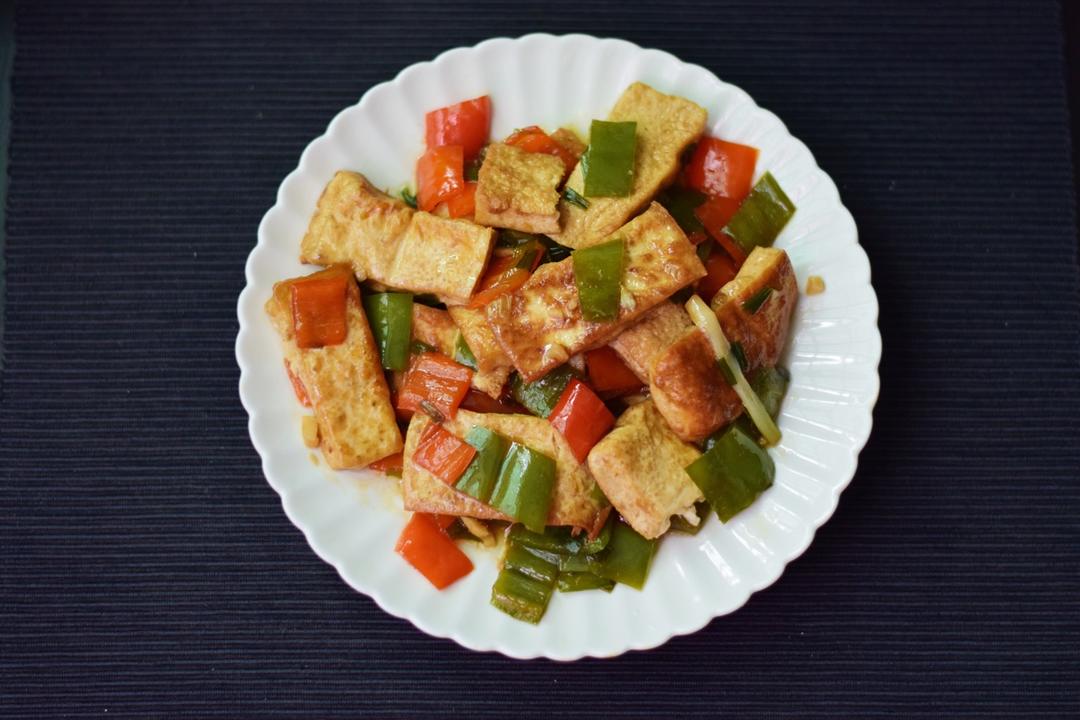 家常豆腐(彩椒版)