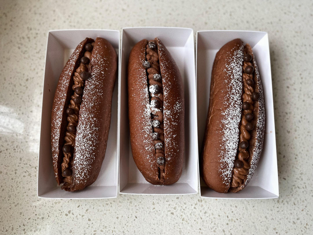 火遍东京的巧克力脆脆珠面包