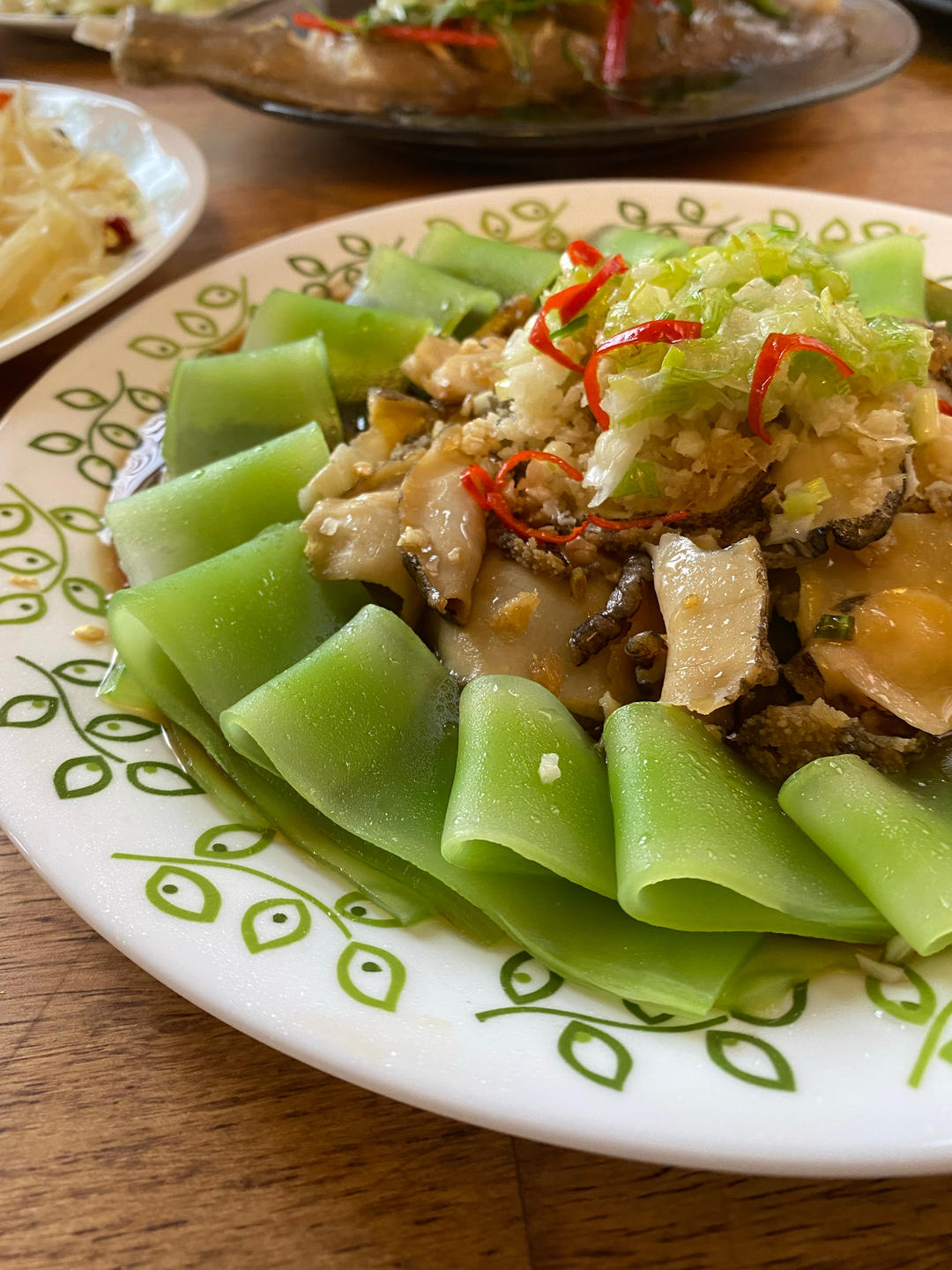 葱香豉油鲍鱼