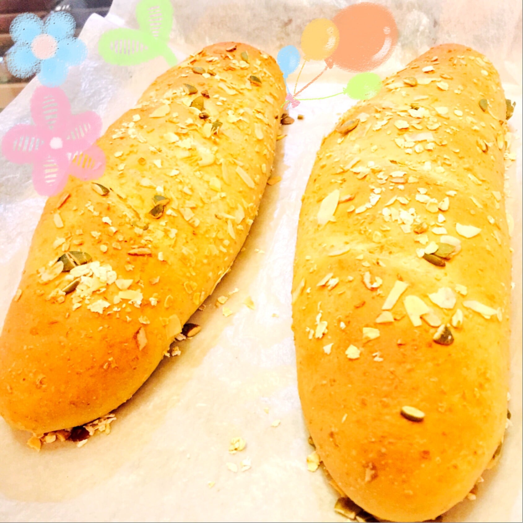 全麦杂粮乳酪面包