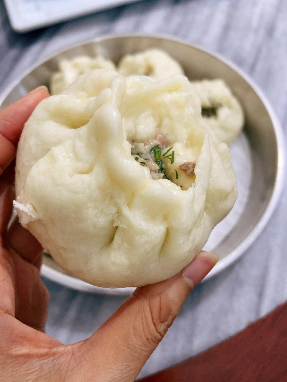 茴香馅包子