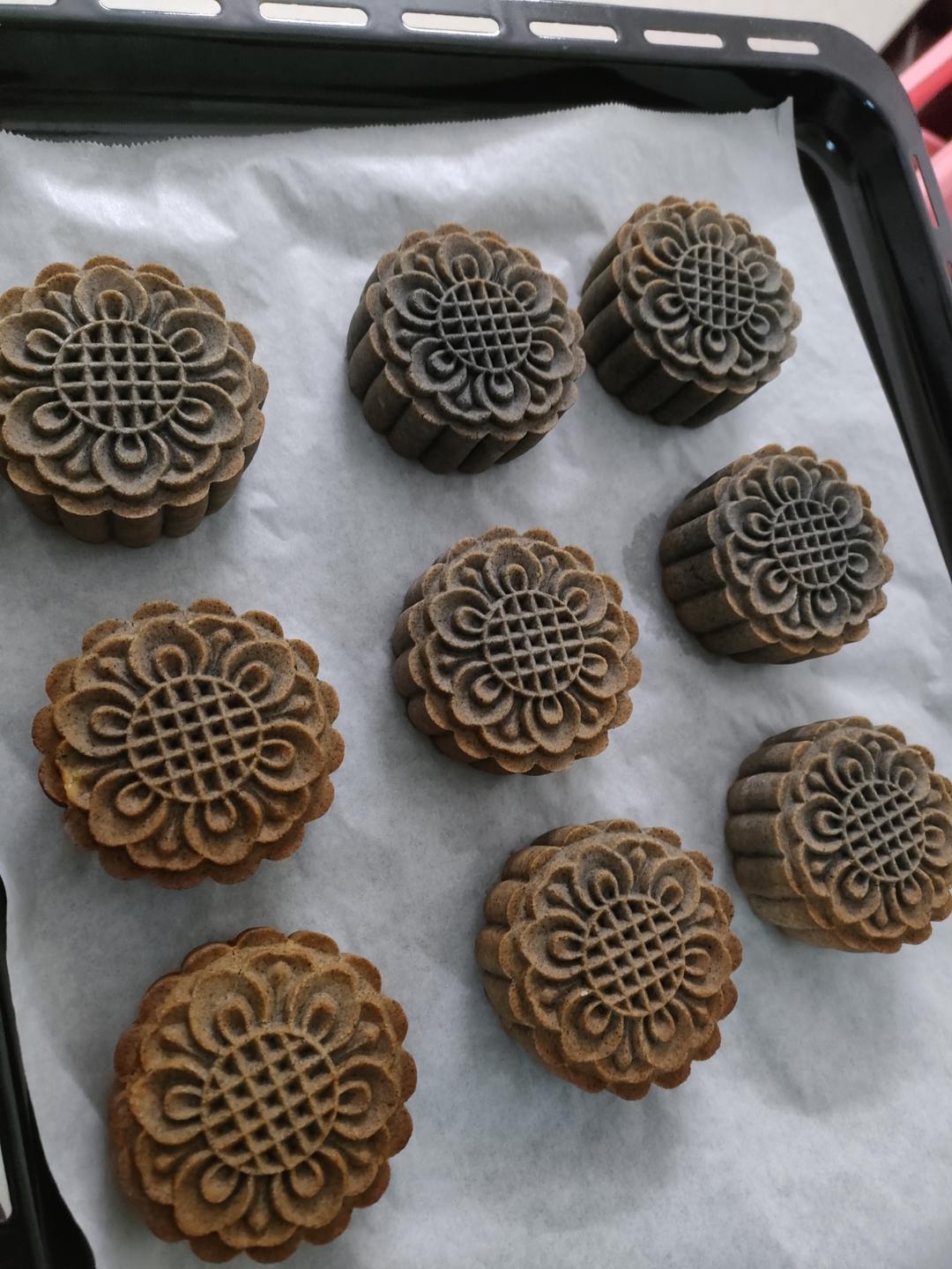 黑金网红月饼