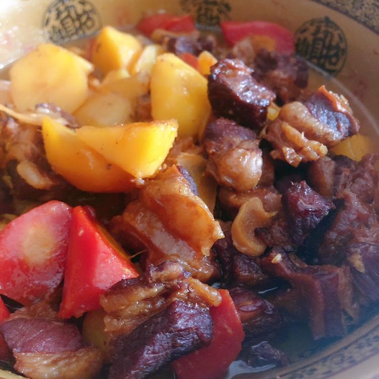 西红柿土豆烧牛腩（电饭锅快手版）