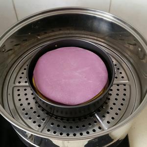 南瓜紫薯双色发糕的做法 步骤17