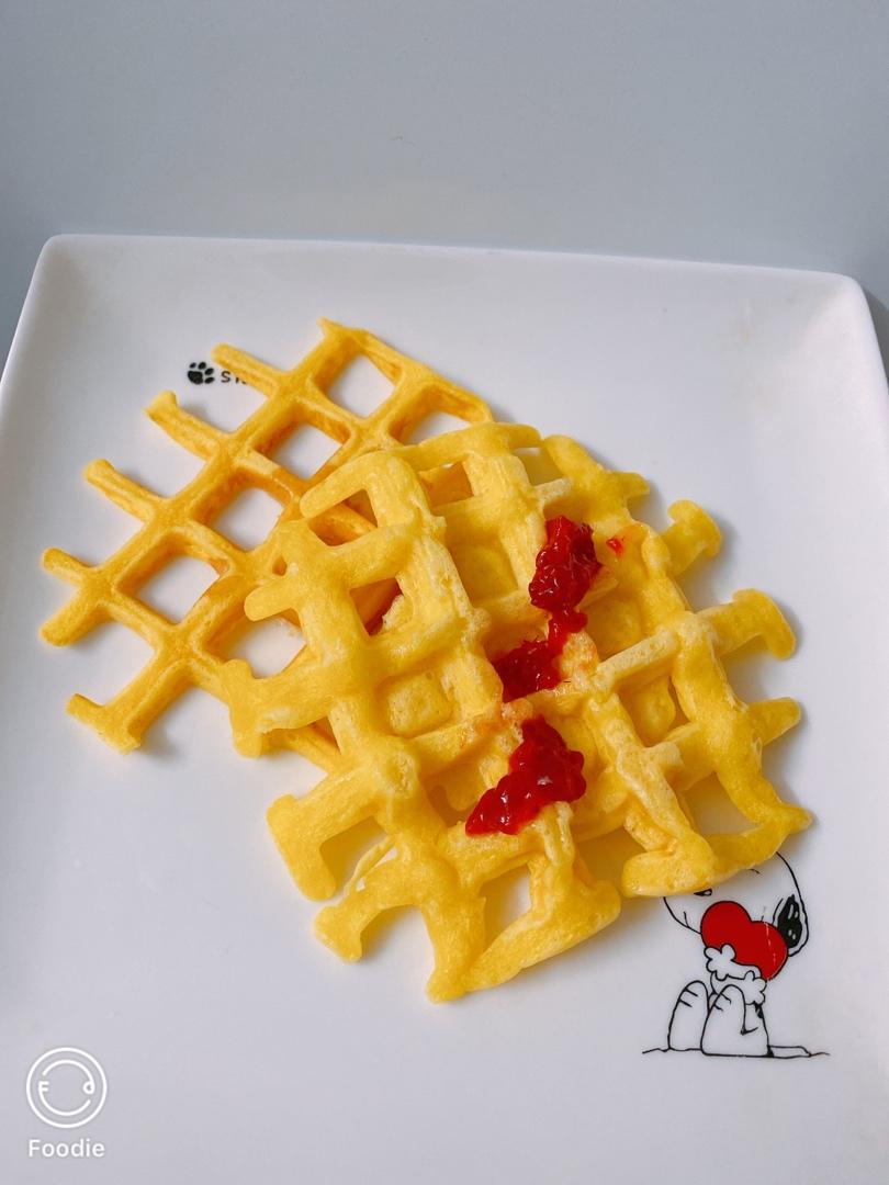 绝对懒人快手版的华夫饼🉑（轻食机版）