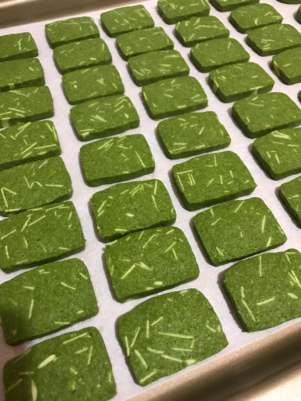 抹茶杏仁饼干