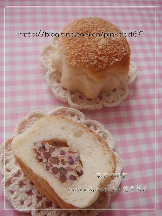 酸奶蜜豆奶酪包的做法