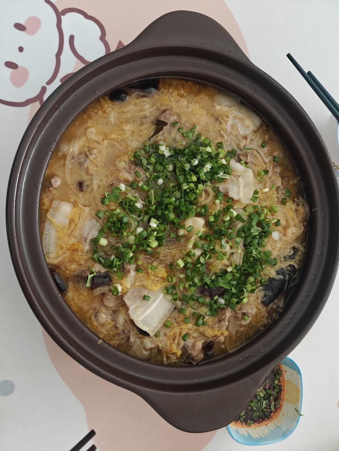 和东北人学炖酸菜排骨
