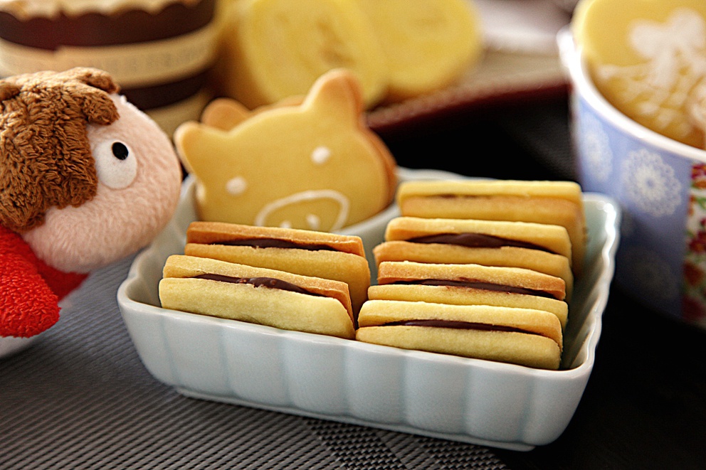 榛子巧克力夹心饼干