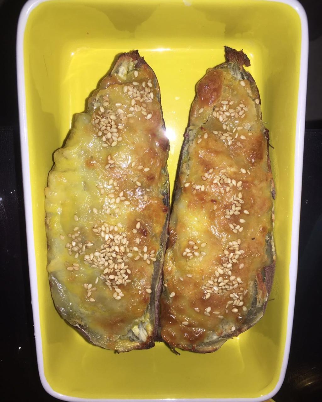 芝士奶油焗红薯