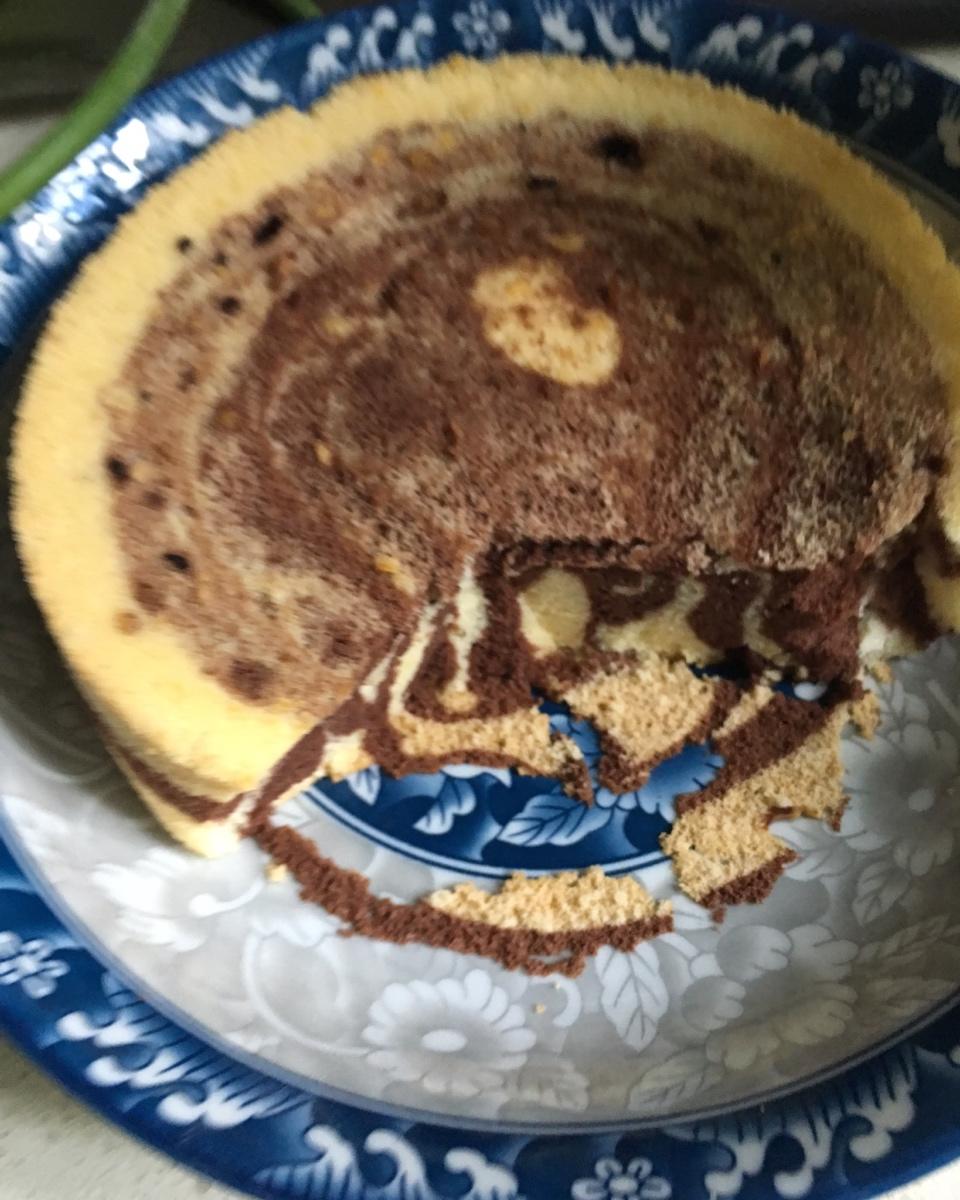 绿斑马戚风蛋糕