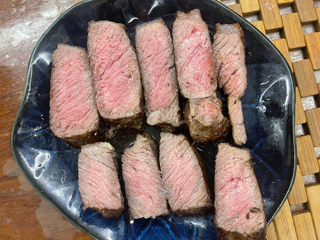 这么做厚切西冷牛排，不香吗