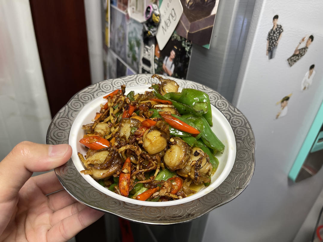 辣炒扇贝肉