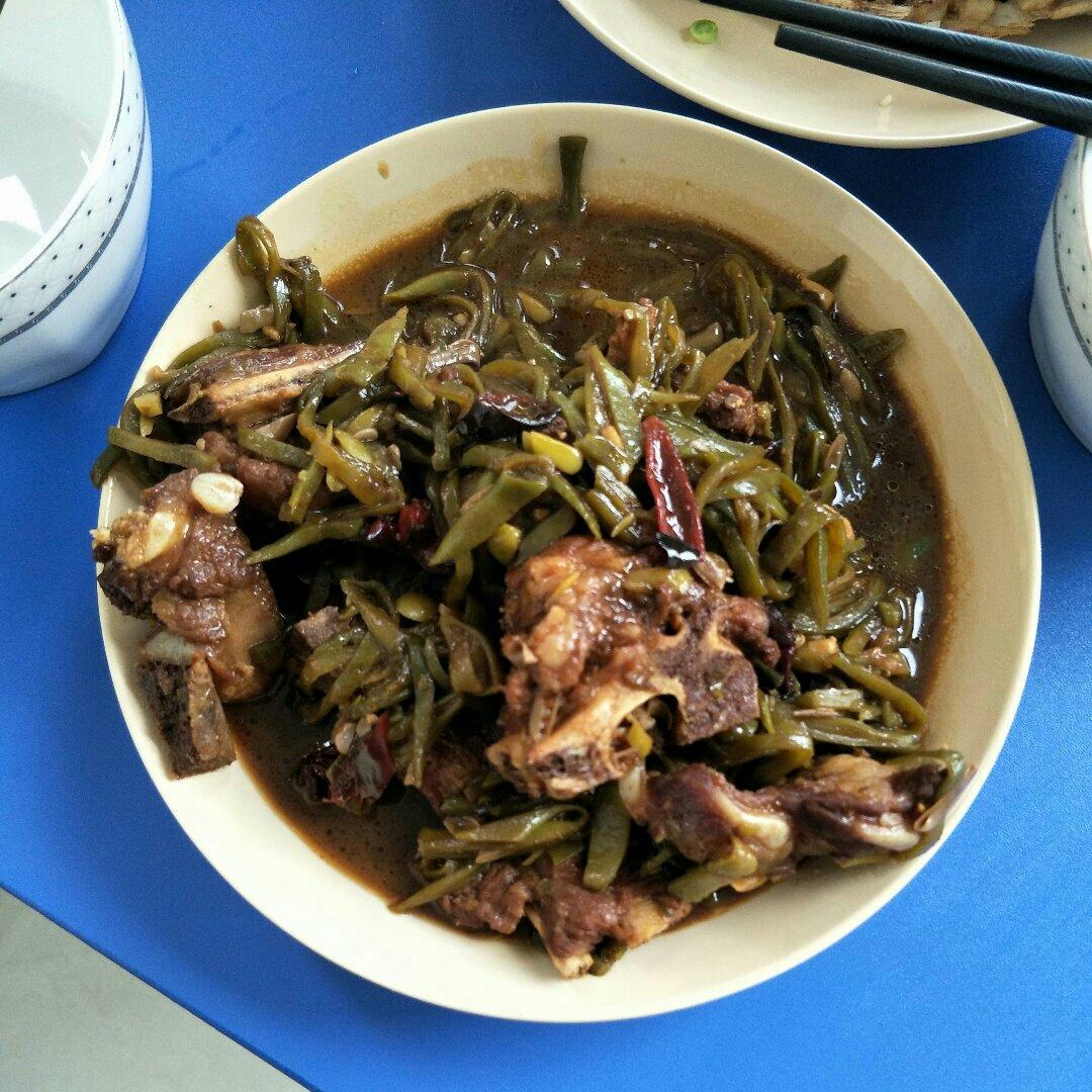排骨炖豆角