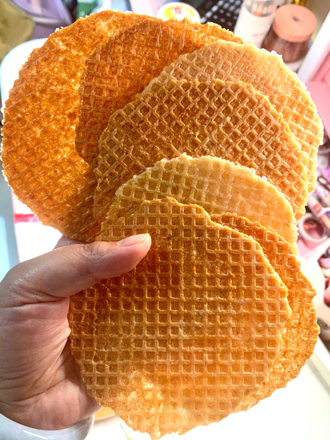 如何做出威化口感的宝宝零食-鲜虾片