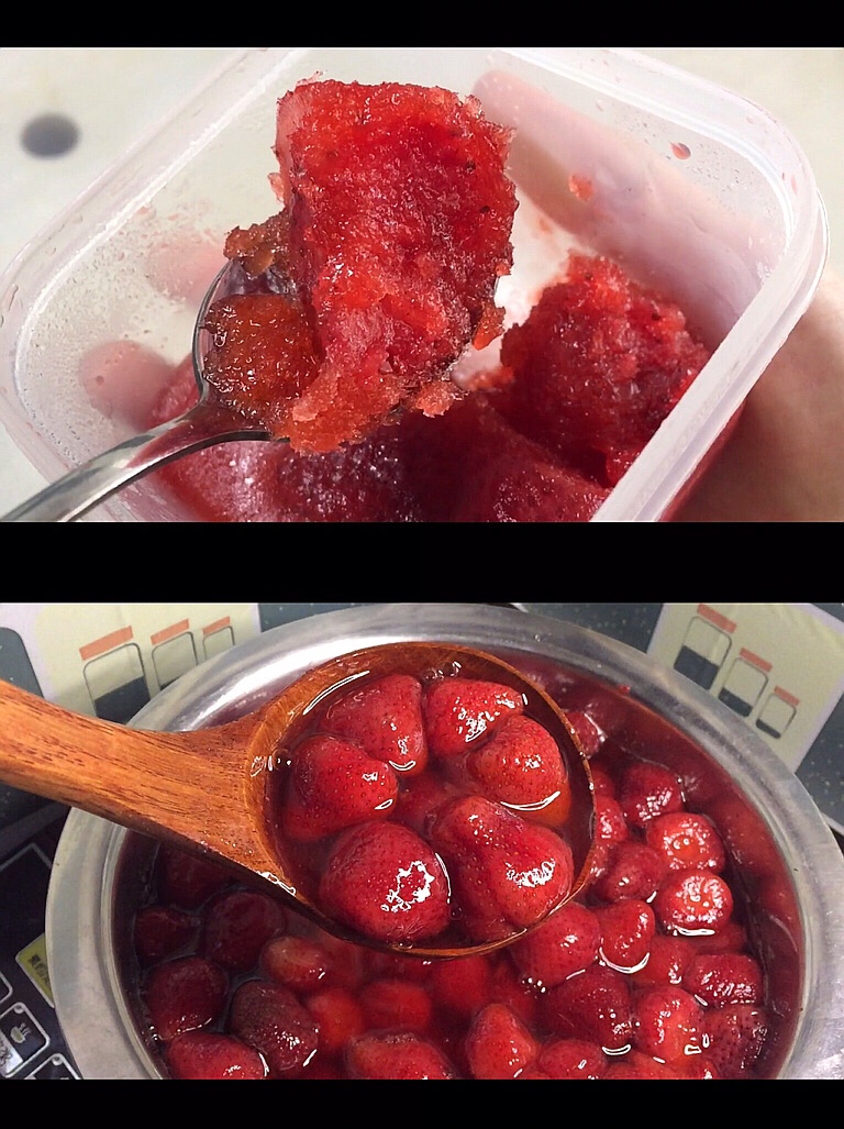 超简单的冰点草莓（只要两步）的做法