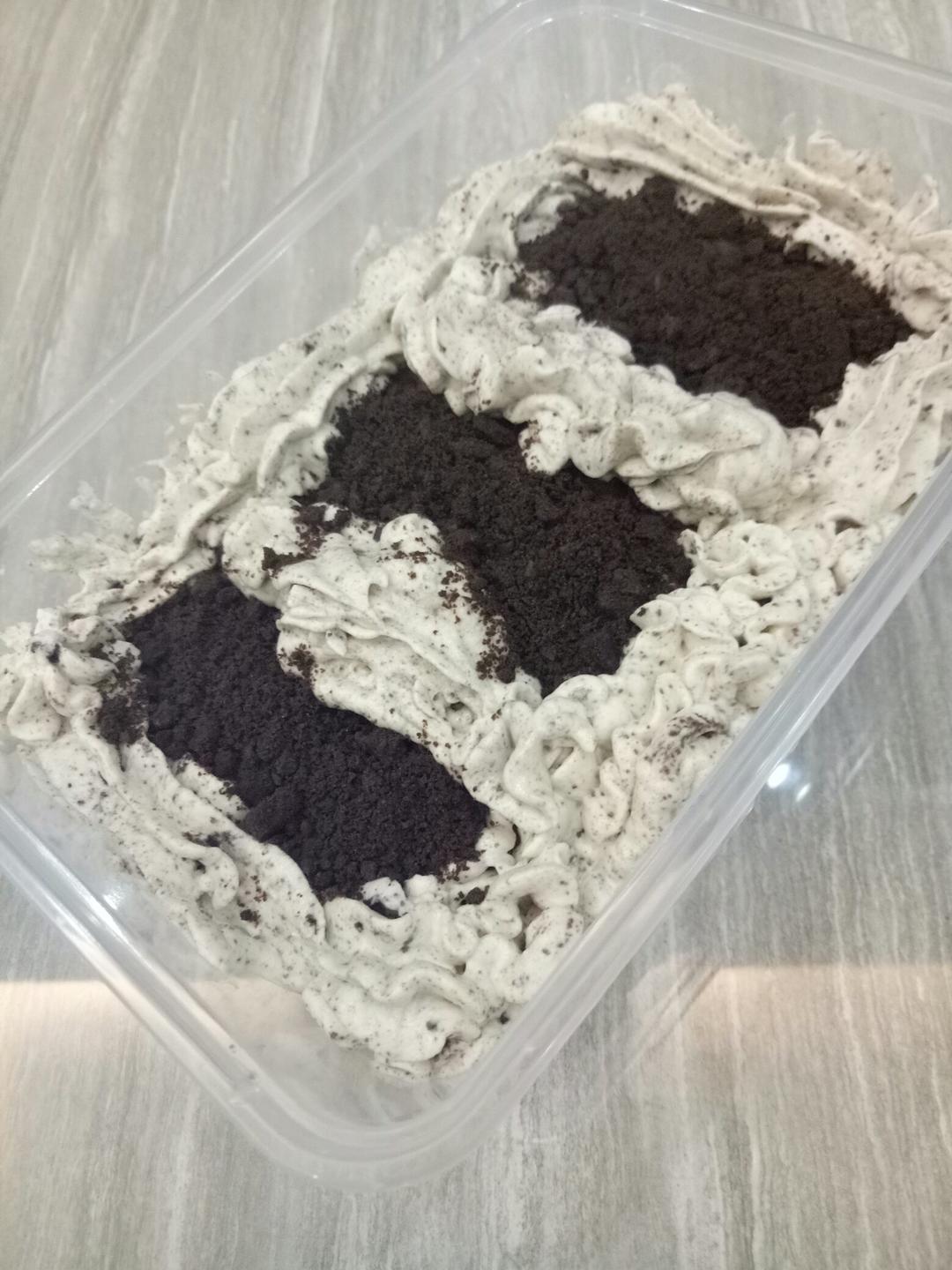 好吃到流泪的奥利奥咸奶油盒子蛋糕