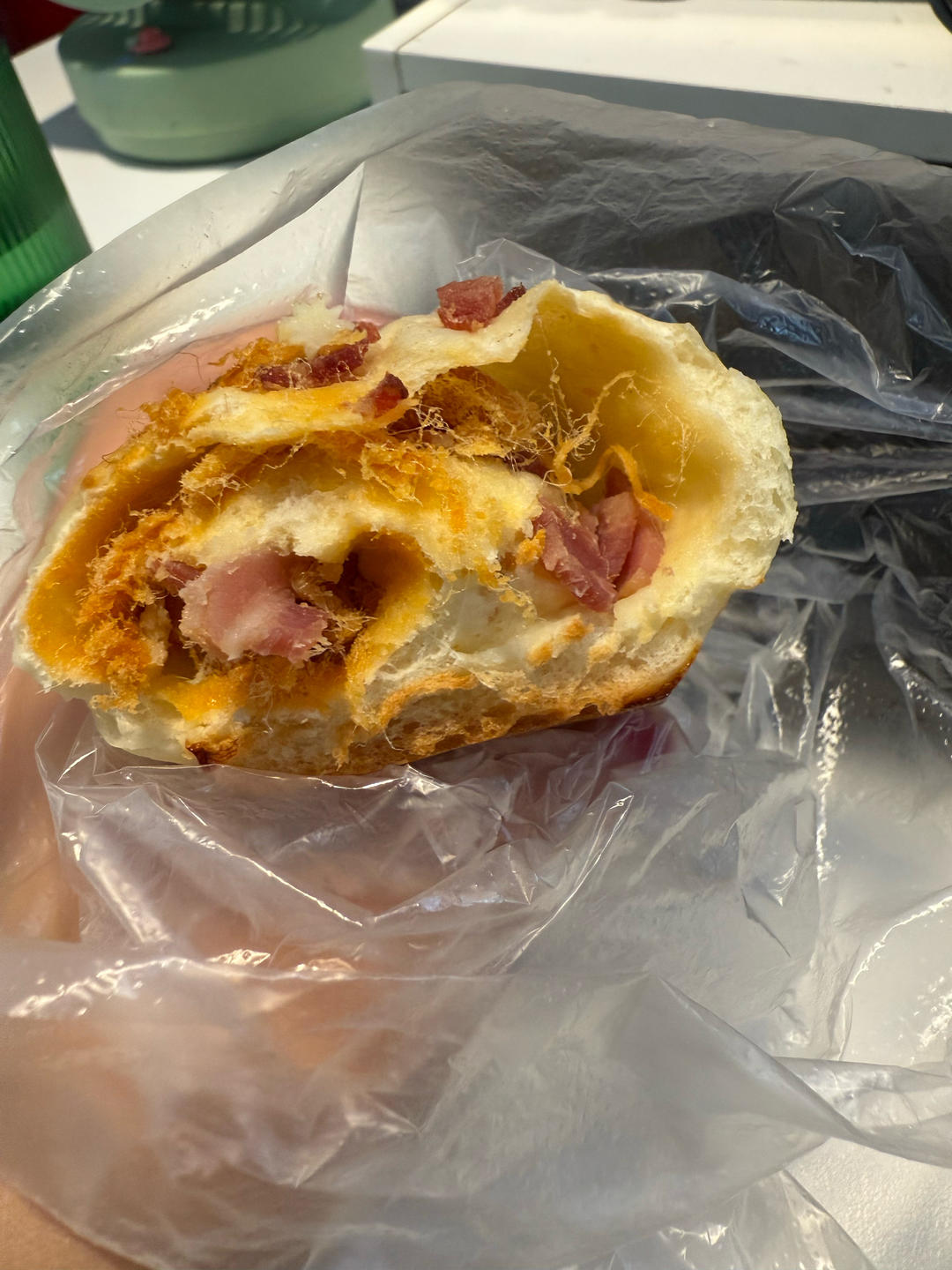 超好吃的肉松面包