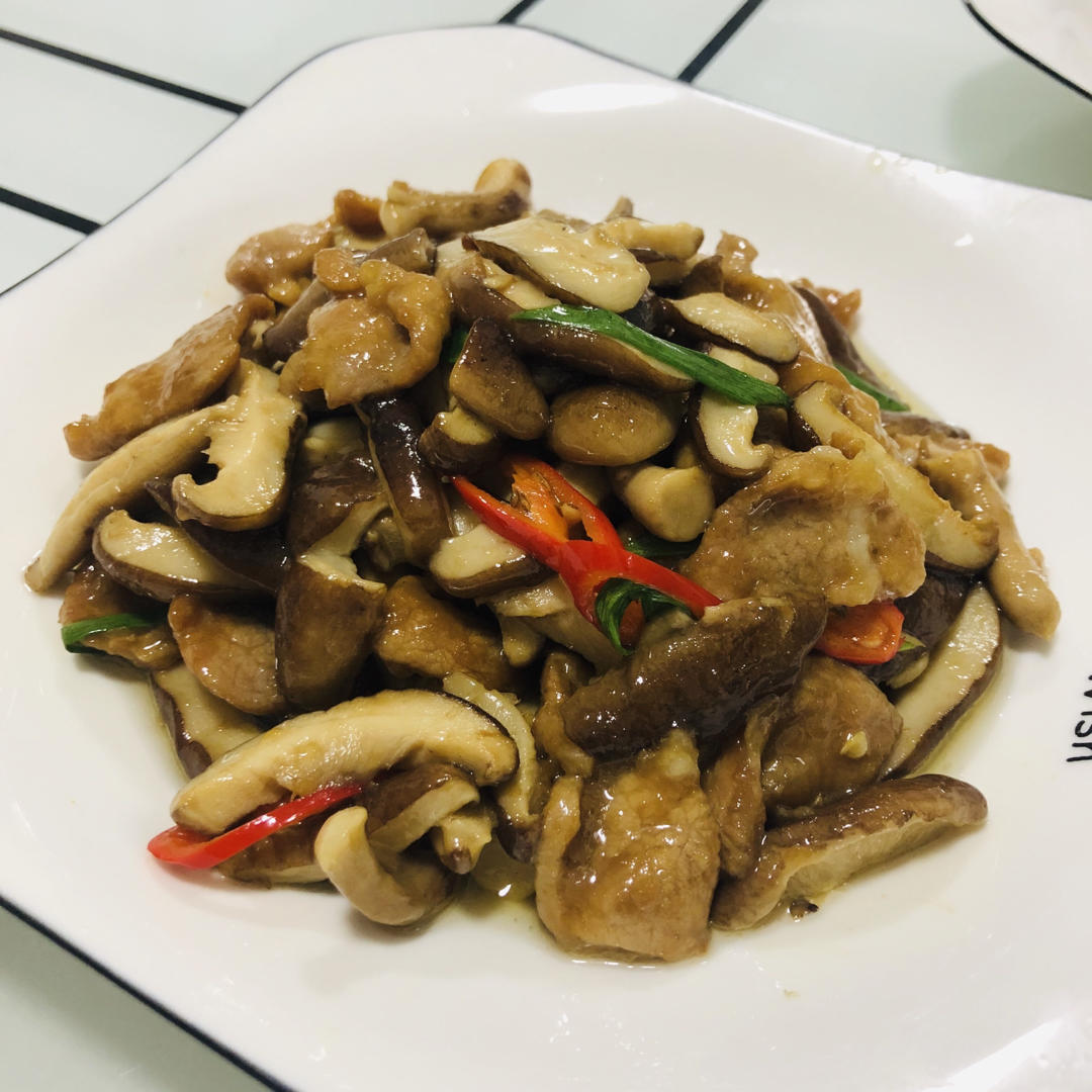 香菇炒肉