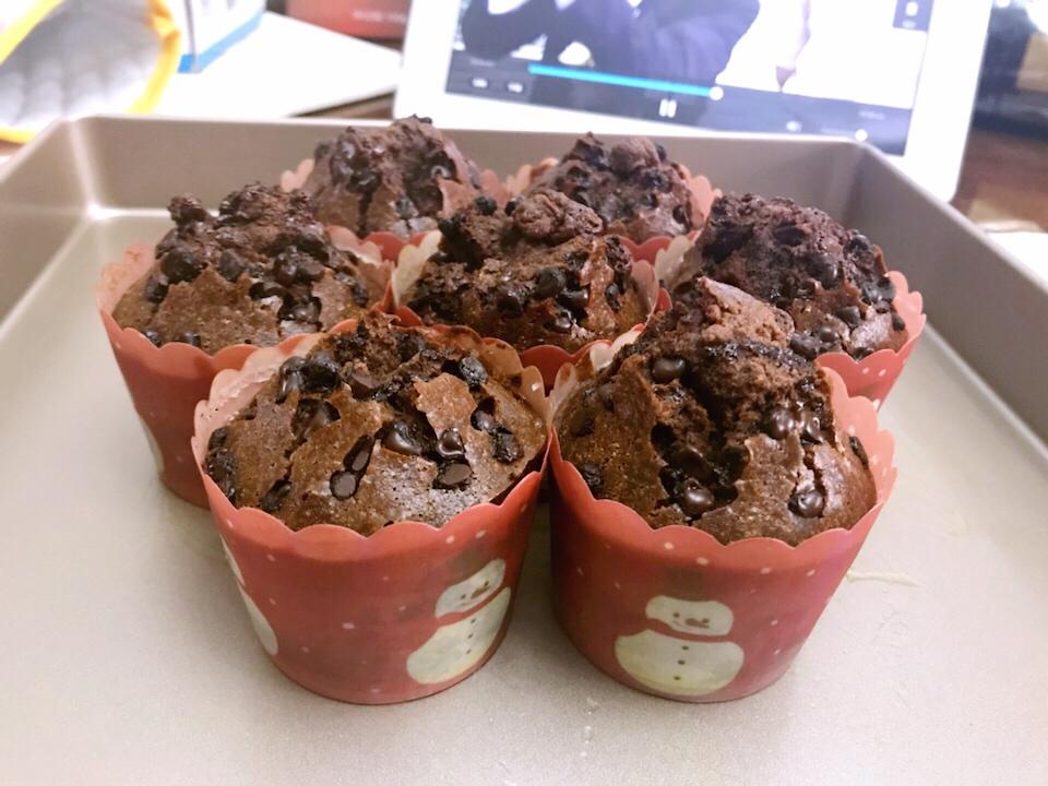 浓郁巧克力马芬