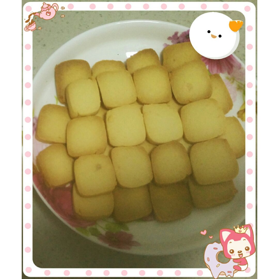 【炼乳脆饼•硬】非常简单的硬饼干
