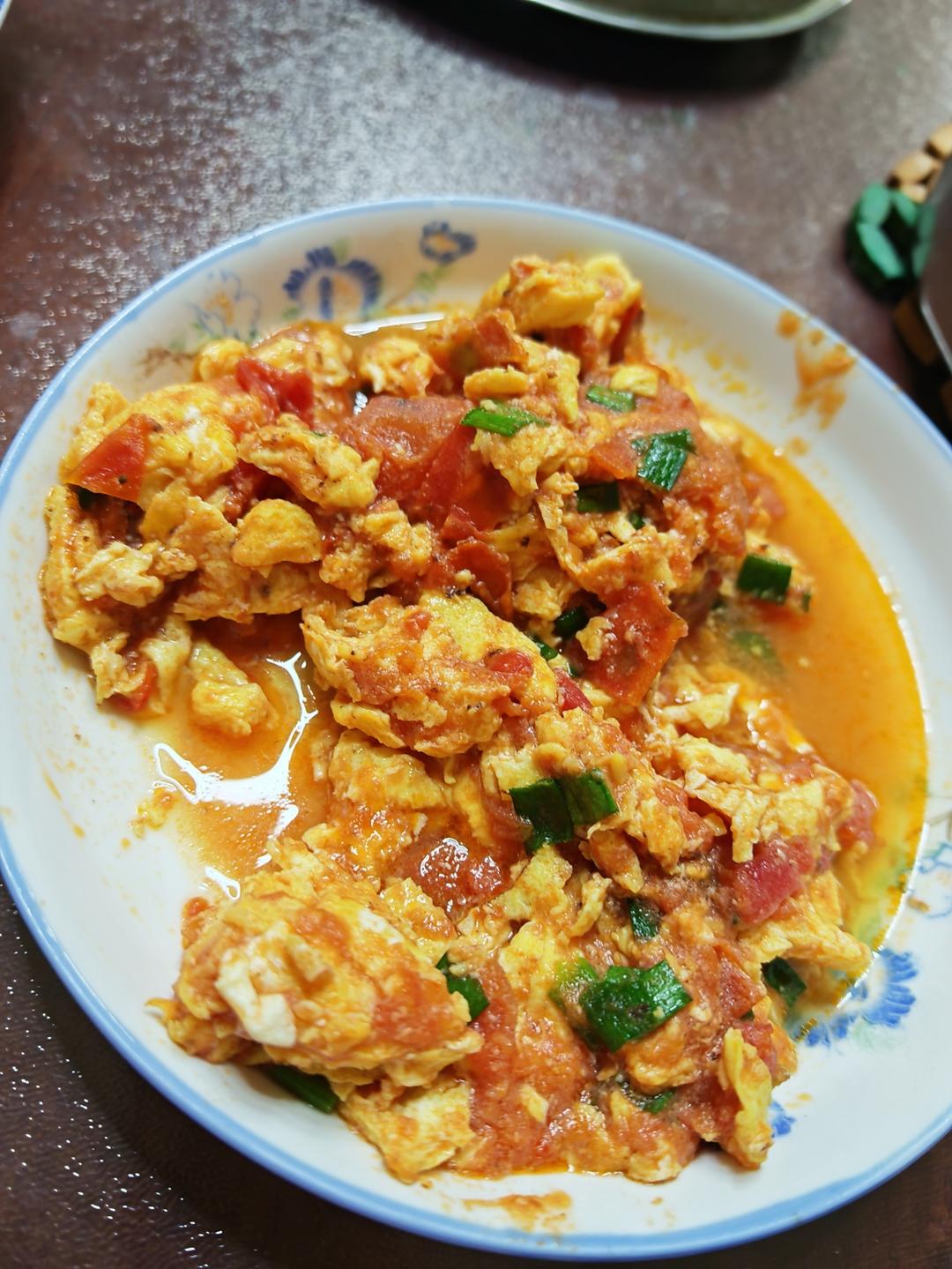 超嫩滑的番茄炒蛋