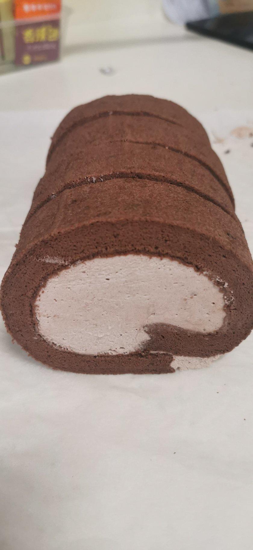 可可蛋糕卷(不消泡超浓郁巧克力口感)