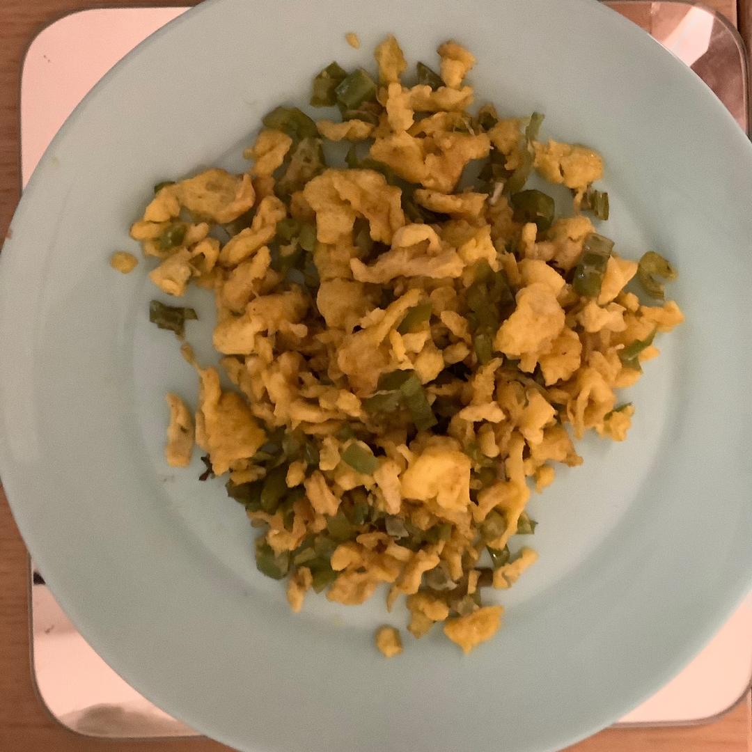 青椒炒鸡蛋