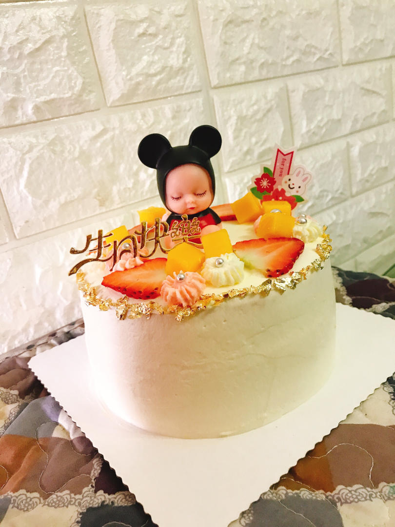 《Tinrry+》草莓奶油蛋糕（8寸配方）