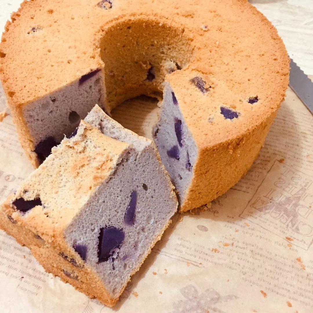 紫薯戚风蛋糕