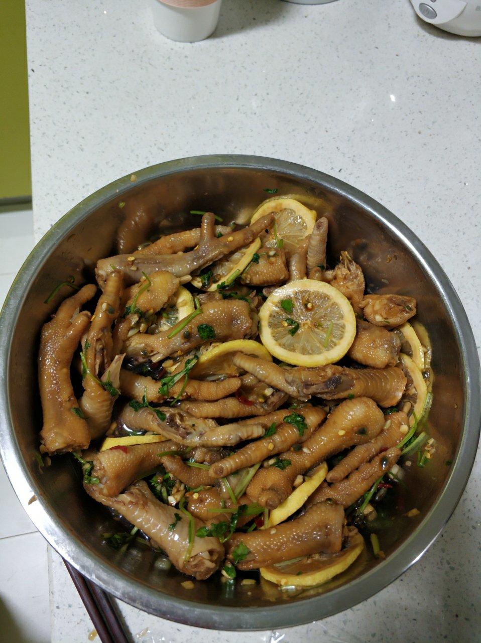 抖音网红百香果柠檬凤爪