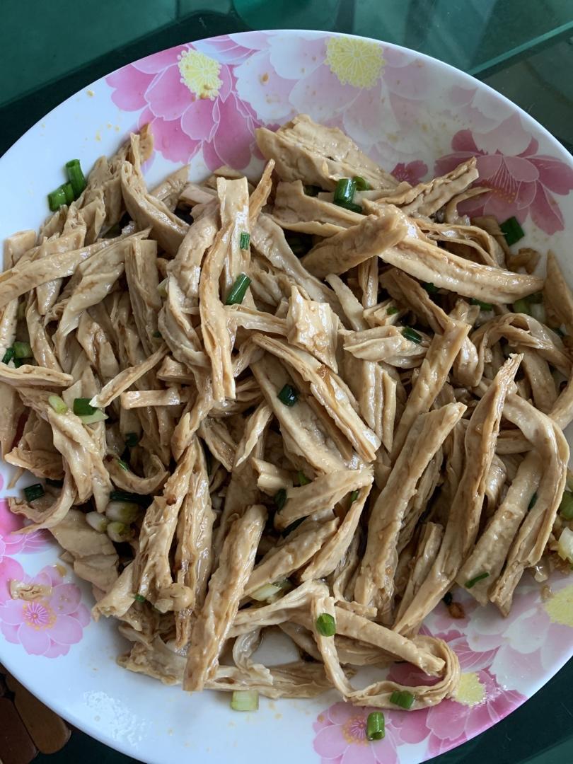 凉拌腐竹丝