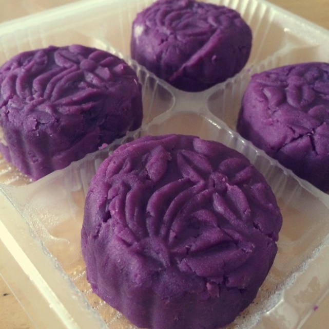 紫薯奶黄月饼（不需烤箱的月饼）