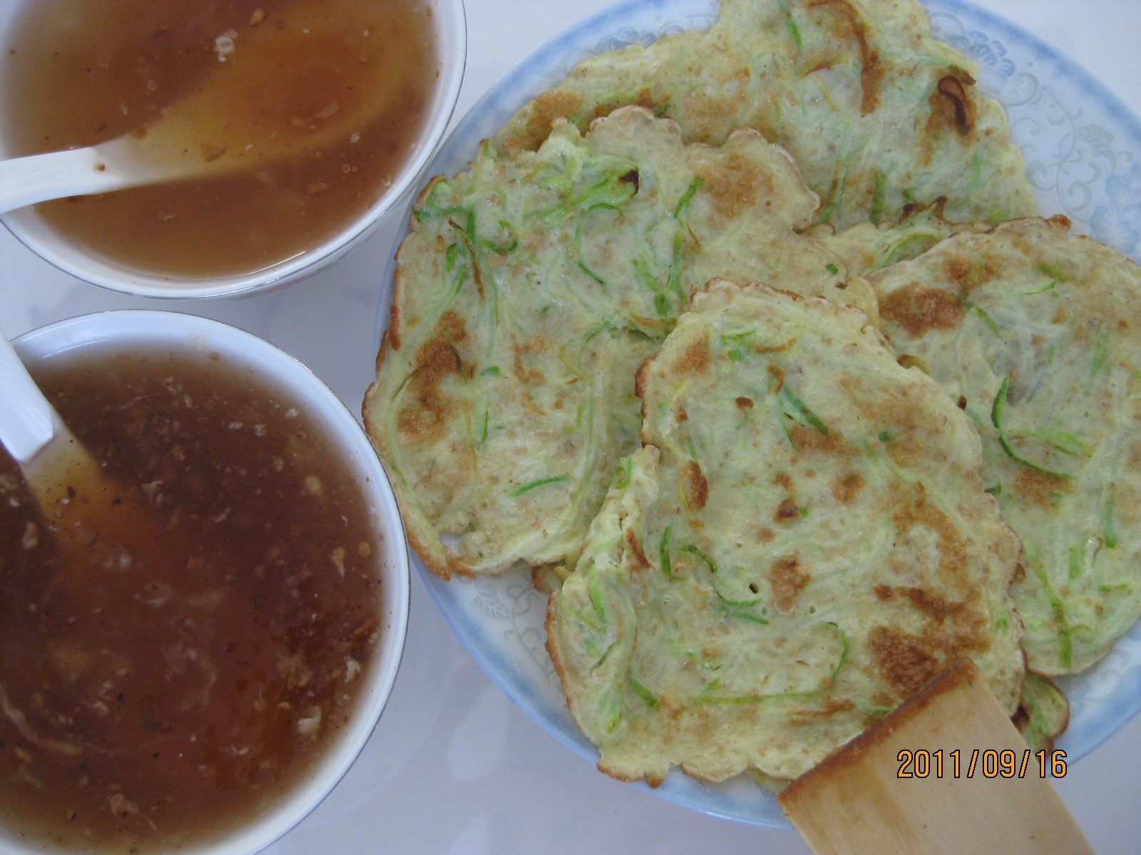 西葫芦鸡蛋煎饼