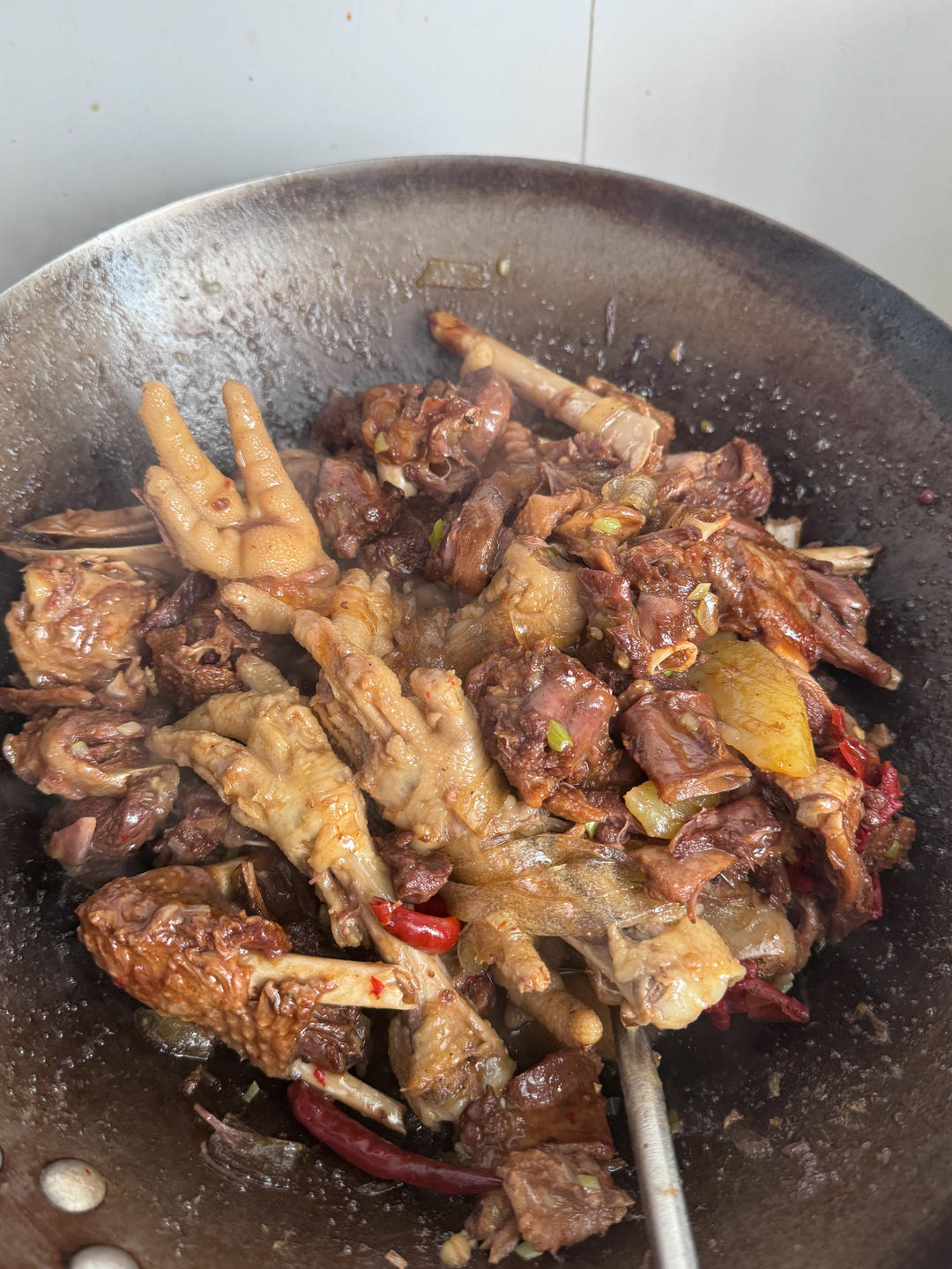 铁锅炖大鹅的做法