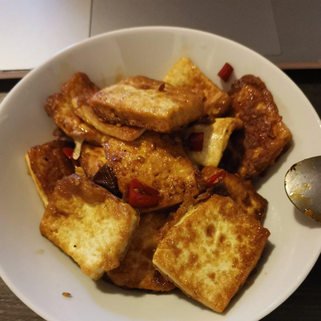 焖煎豆腐