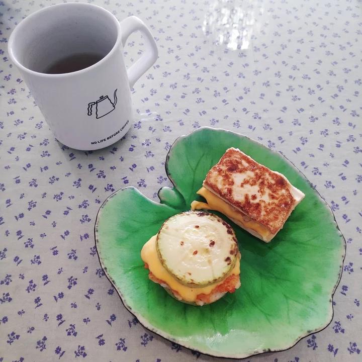 西葫芦鲜虾三明治&豆腐鲜虾三明治