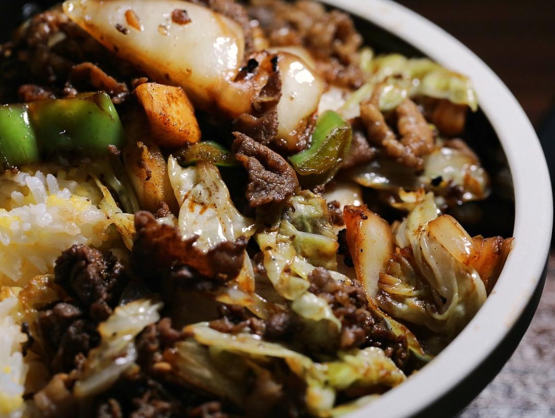 白菜炒肉