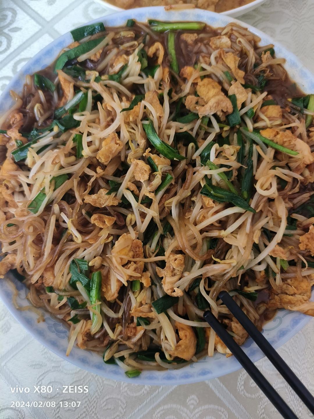 豆芽炒粉条