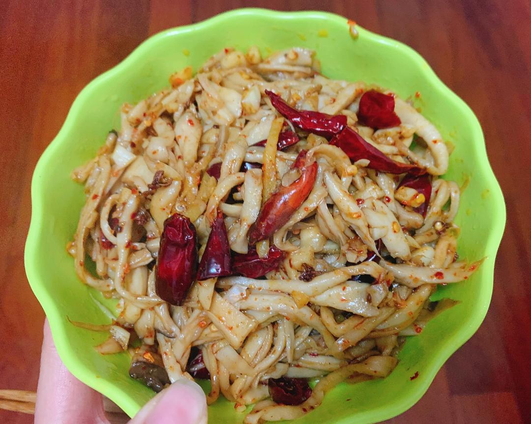 麻辣杏鲍菇（简直不要太好吃）的做法