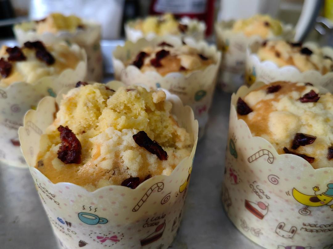 蔓越莓玛芬蛋糕