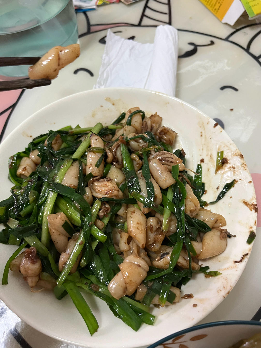 韭菜炒海兔